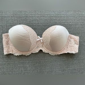 Victoria’s Secret Dream Angels Multiway Nude Lace Bra - 34B